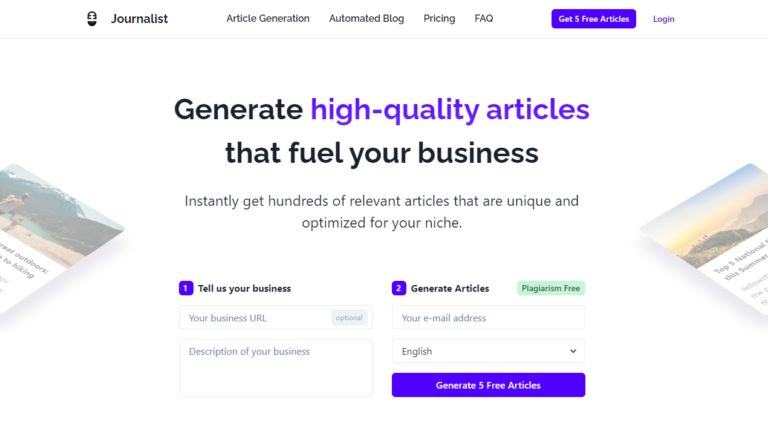 Journalist (AI 文章生成器)