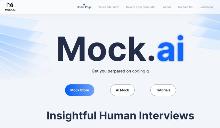 Mock AI (AI 模擬面試工具)