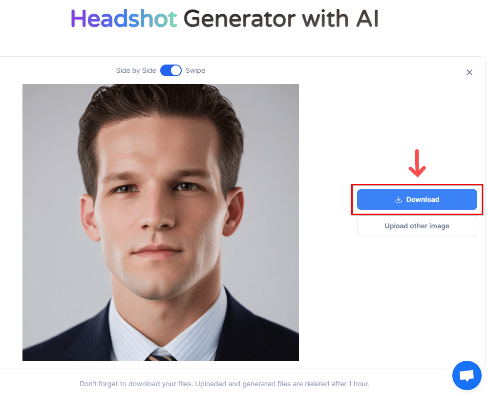如何在 Magickimg AI 下載專業的頭像?