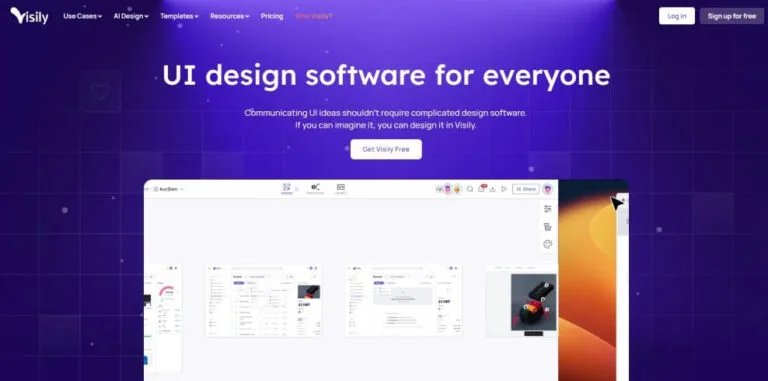 Visily AI 教學 (UI 設計軟計件)