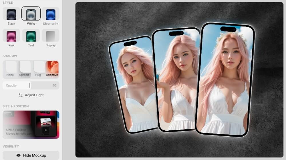 Shots.so 是一款線上 Mockup 工具，提供客製化模板，即便是非專業設計師也能快速上手。