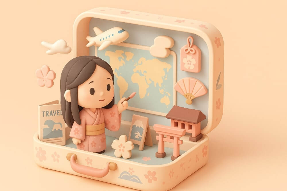 ChatGPT 4o 生成等距 3D 旅遊插圖教學