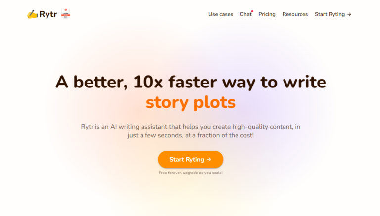 Rytr (AI 寫作助手)