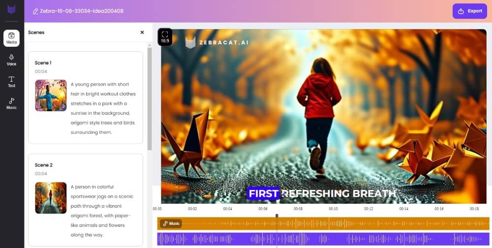 Zebracat AI 教學 - 文字提示詞轉影片