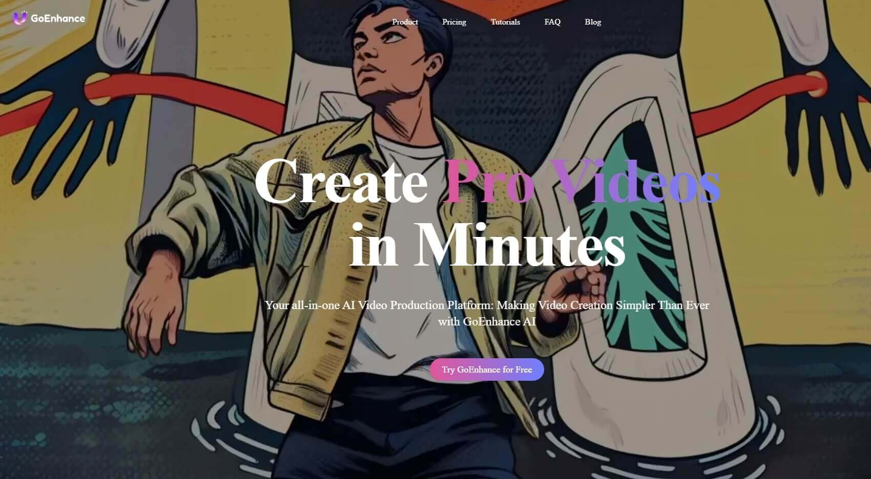 GoEnhance (AI 視頻轉繪工具)