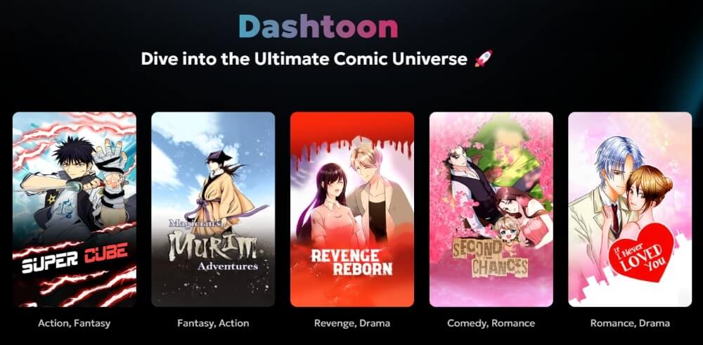 Dashtoon 是一款 AI 漫畫生成器,註冊後即可獲得 150 Credits 生成漫畫。