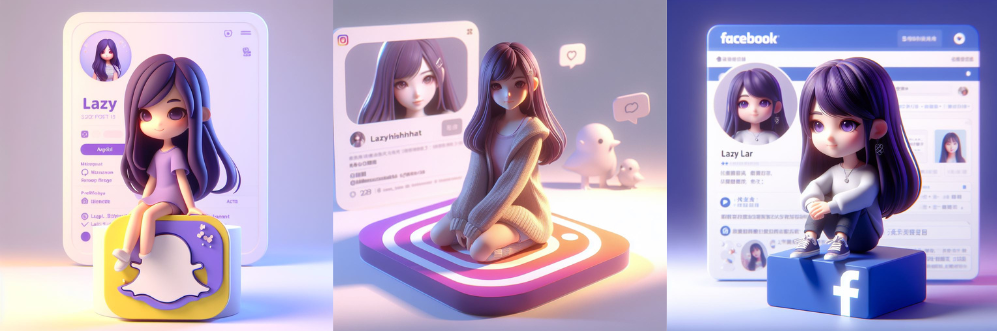 利用 Bing Image Creator 創建 3D 社交媒體圖像,鬆製作適用於 Facebook、Instagram、YouTube 和 Snapchat 的 3D 社交媒體圖像。