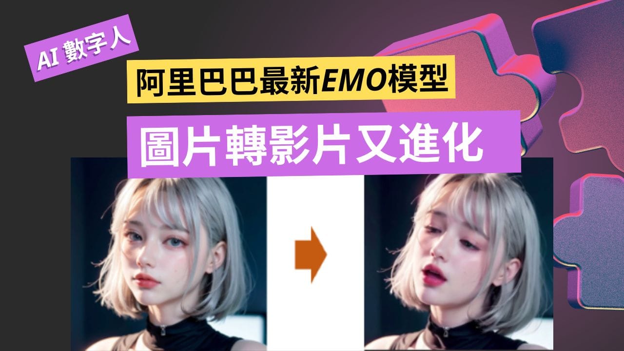 阿里巴巴 EMO 模型：照片生成逼真的唱歌和說話視頻，又一 AI 新技術