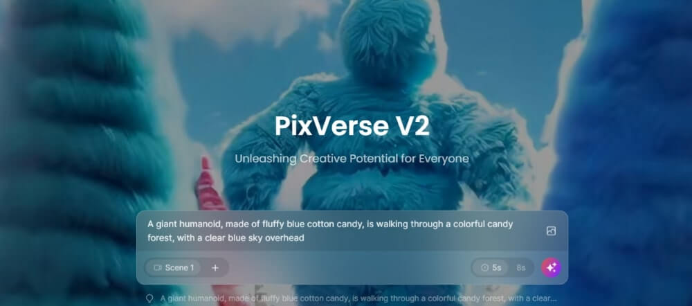 PixVerse 是一款 AI 文字生成圖片、影片工具,支援多模態輸入。