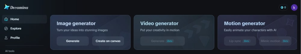 Dreamina AI(即夢 AI),是一款能夠根據文字或參考圖片生成不同風格圖像的工具。