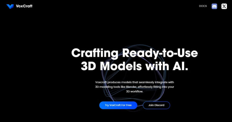 VoxCraft (AI 生成 3D 工具)