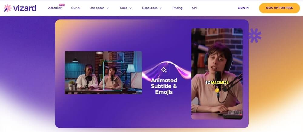 Vizard AI 利用 AI 將長影片轉換成短片,以供 TikTok、Instagram、YouTube Shorts 等頻道使用。