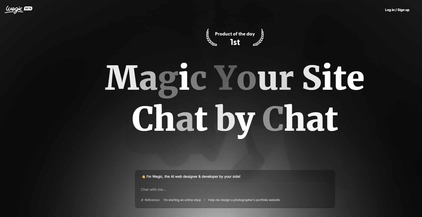 Wegic (AI 網頁生成工具)