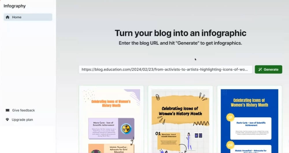 Infography (AI 生成 Infographics)