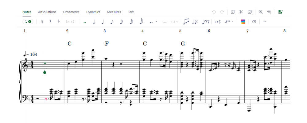 Songscription AI 修改錯誤音符 (Edit Mode)
