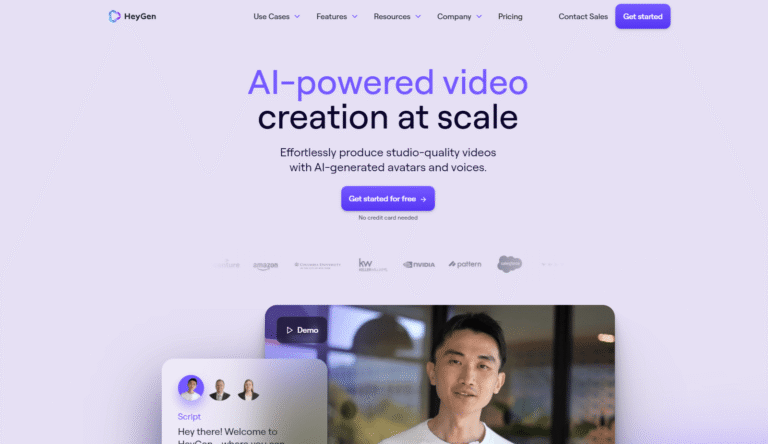 HeyGen AI (AI 主播數字人生成)