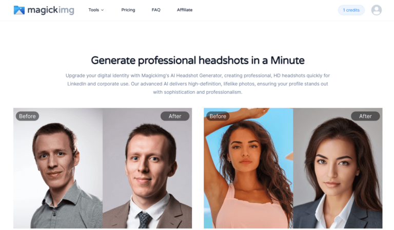 Magickimg (AI 專業頭像生成器)